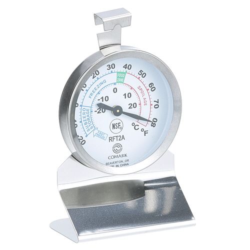 Refrigeration Thermomete 2.25 X 2.25", -20 To 80f For Comark - Part# Rft2ak