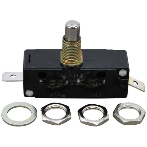 Roundup - AJ Antunes 401K101 Push Button Switch W/ 2x 1/4" Tab Term, Mom On/off, 125/250V