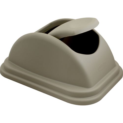 Rubbermaid FG306700BLA Untouchable Swing Lid Black, Fits 10 Gal Can