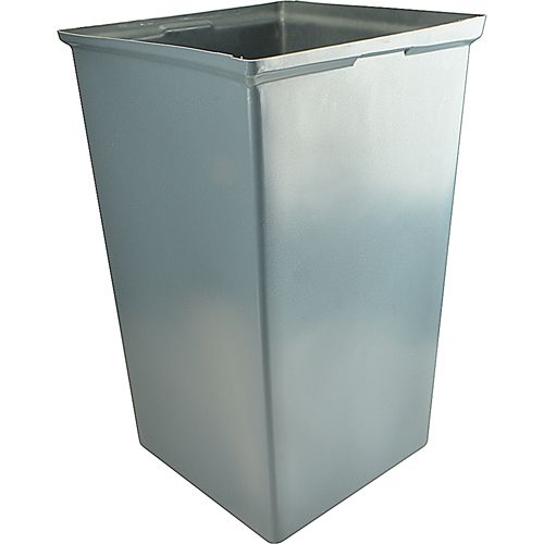 Rubbermaid FG356700GRAY Grey Rigid Trash Liner, 35 Gallons, for Trash Station
