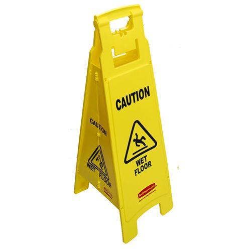 Rubbermaid FG611477YEL Wet Floor Sign Sandwich