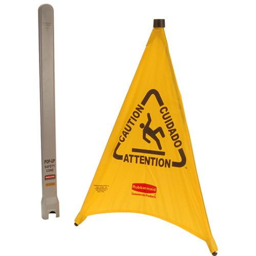 Rubbermaid FG9S0100YEL Pop-Up Safety Cone , 30"