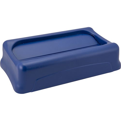 Rubbermaid RBMDFG267360BLUE Swing Lid Blue
