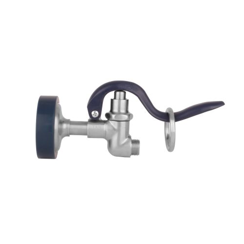 T&S Brass S-0107-C .65 GPM Spray Valve  Stainless Steel (Blue)