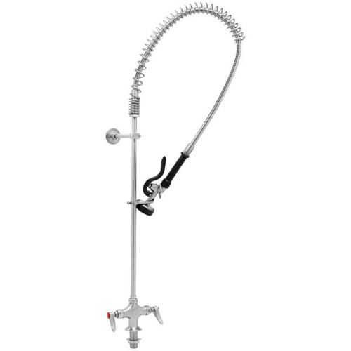 T&S Brass S-0133-B 8-Inch Stainless Steel Wall Mount Pre-Rinse