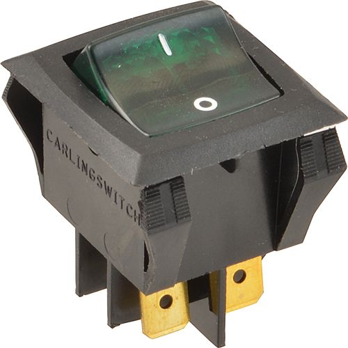 BKI (Barbeque King) S0356 Hot Merchandiser Rocker Switch Green