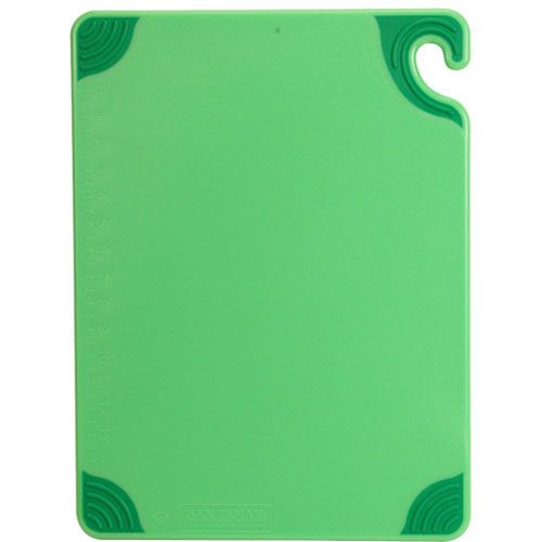 San Jamar CBG182412GN Green Cutting Board 18x24 "