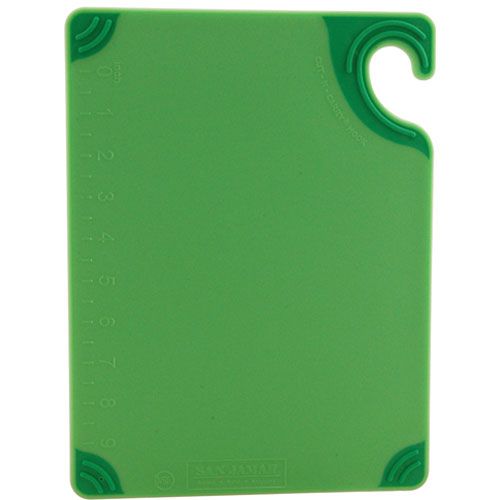 San Jamar CBG912GN Green Cutting Board, 9 x 12"