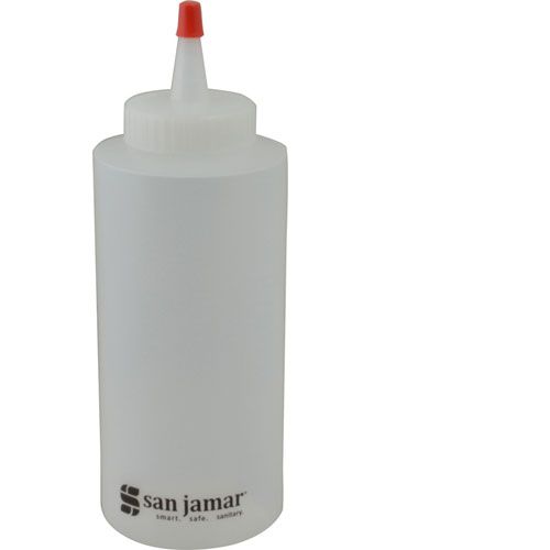 San Jamar P8012 Squeeze Bottle, 12 OZ, Sauce