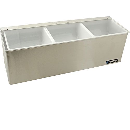 San Jamar SJB6183L Chilled Condiment Tray, 3 QT