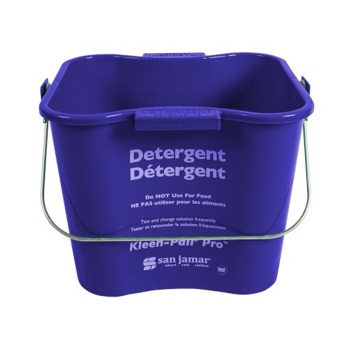 San Jamar SJKPP196KCBL Pail Pro, 6Qt Blue 