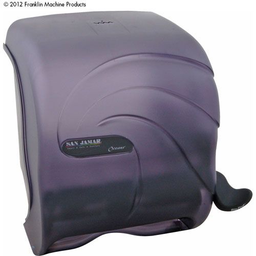 San Jamar SJT990TBK Towel Dispenser, Lever,Black