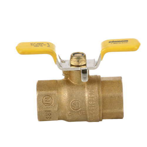 Dormont 75FV Gas Shut-off Valve, 3/4" FPT, Dormont with Yellow Handle