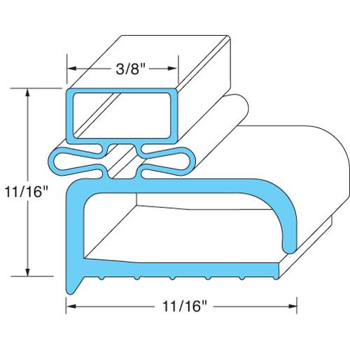 Screw On Magnetic Gasket Style B (Size Required) For Allpoints - Part# 901001