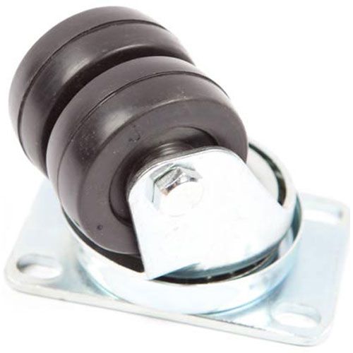 Silver King 99641 Caster Plate, 2" White, 2 7/8" Thick