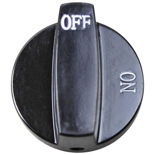 Southbend 1073403 Broiler Black Knob, 2" Dia, Off-On