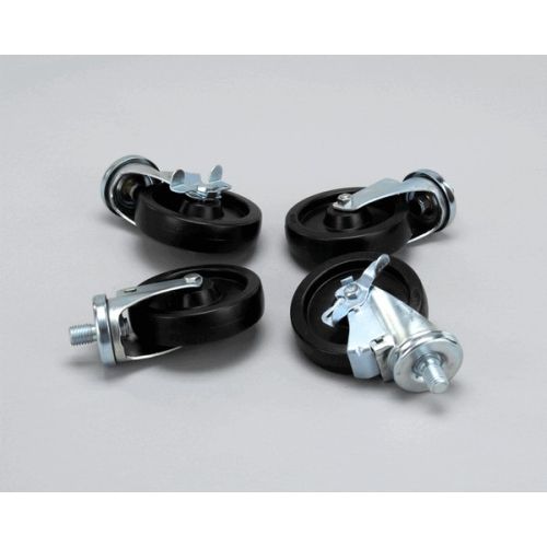 Southbend 1174265 Range Stem Caster Swivel 2-W/Brake 2-W/O Brake 5"OD Black HD4