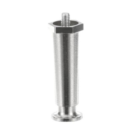 Southbend PM015 Satin Metal Hex-Style Foot, 4" Tall, 3/8"-16 Thread Size