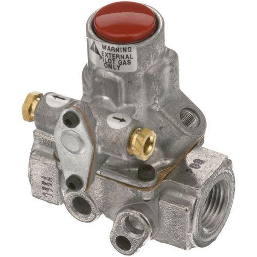 Southbend SOU1180866 1/2" FPT Gas Safety Valve, 3-1/8" WIDE, 1/4" In/out Pilot CCT