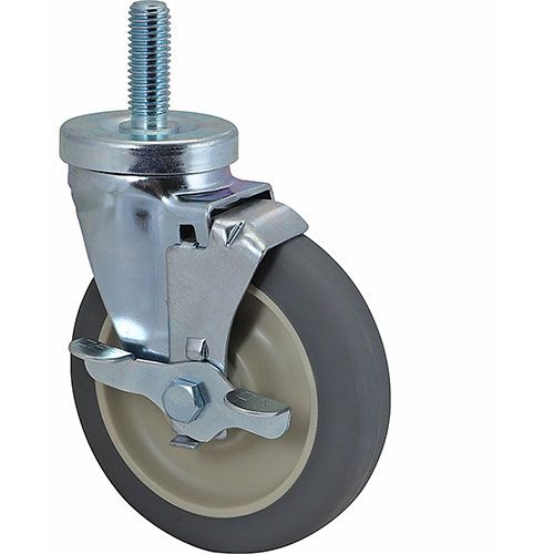Standard Keil 1199-2504-4000 Stem Caster, 5",5/8-11,W/Brk