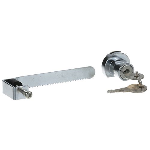 Standard Keil 1222-1210-3000 Sliding Glass Door Lock , 4-3/8