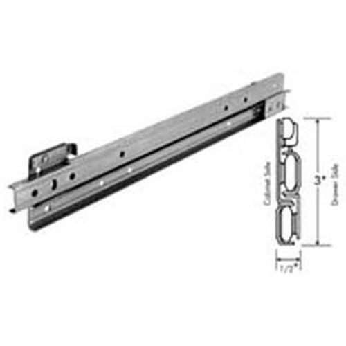 Standard Keil 1425-2024-1000 Pair of 24" Stainless Steel Drawer Slides