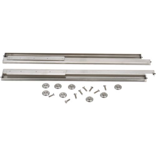 Standard Keil 1452-3022-1251 Stainless Steel Drawer Slide, 22", Pair