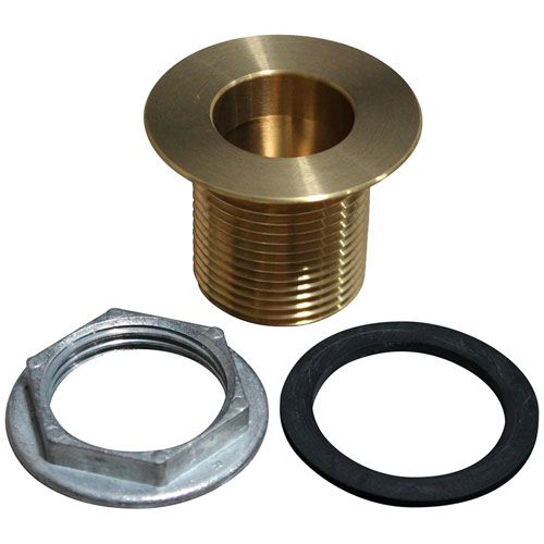 Standard Keil 1816-1411-3301 1" Brass Sink Drain W/ 2"Flange, 0.96" Drain Opening