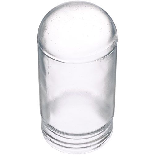 Standard Keil 6416-1012-6401 Glass Globe with Plastic Coating for Refrigeration, 3-1/4" Dia X 6-3/4"  