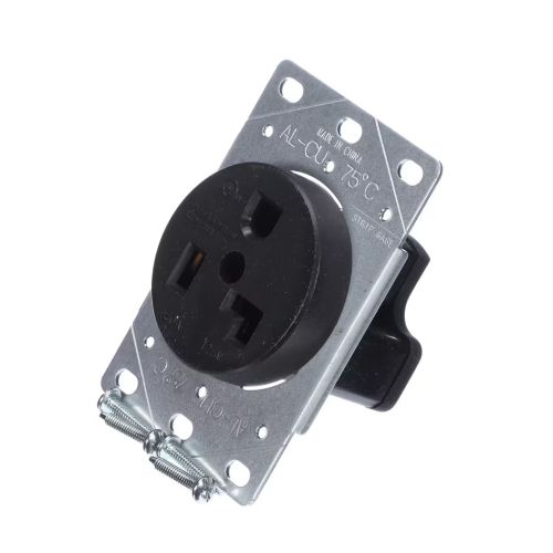 Star Mfg 2E-Y8802 Popcorn Popper Female Receptacle W/Mounting Plate & Screws Wall 30A 125V
