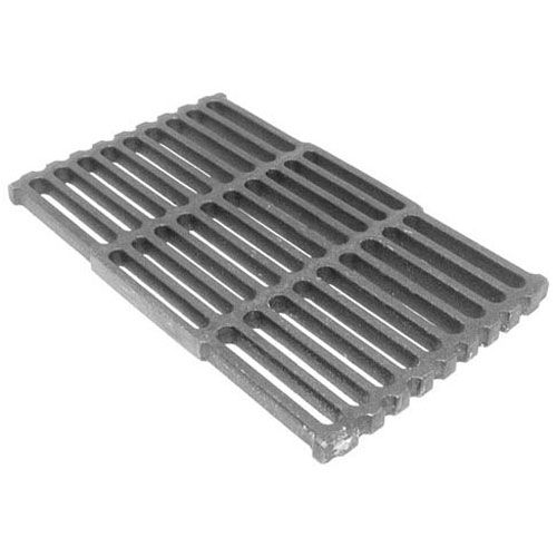 Star Mfg 2F-Z3077 Grill Cast Iron Bottom Grate 17-1/16" X 10-1/2", 4 Cross Bars, 11 Ribs