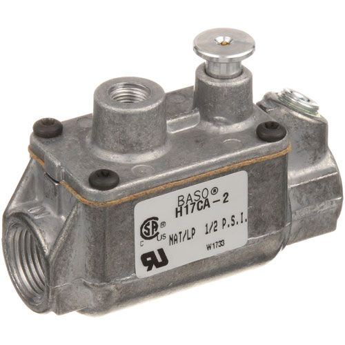 Star Mfg 2J-Z4607 1/2" FPT Natural Gas Valve W/ 25V Coils, Flow Up Reg Cap & 1/4" Recessed Tabs