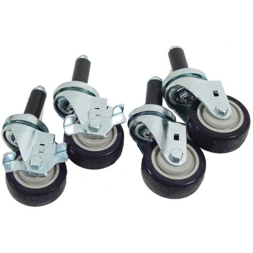 Stem Caster Set (4), 3" Std Duty, 1" Exp Stem For Allpoints - Part# 264707