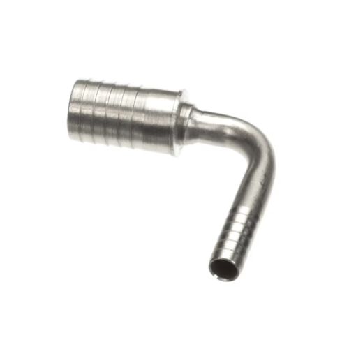 Stoelting 376122 Fitting 90° Elbow 1/2" Barb X 1/4" Barb SS