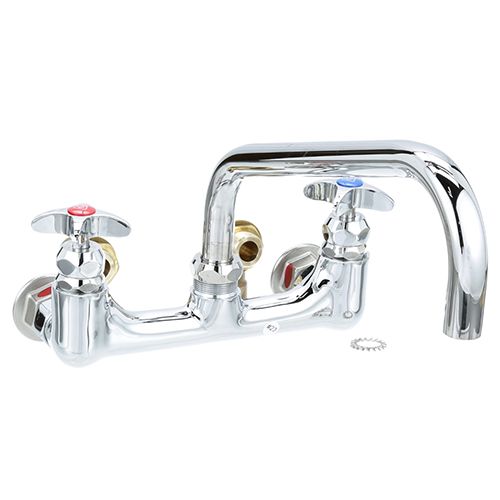 T&S Brass 0290 8" Wall Faucet , 12"Spt,Leadfree