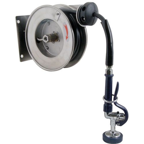 T&S Brass 7102-01 Exposed Hose Reel ,12 Ft,3/8"NPT