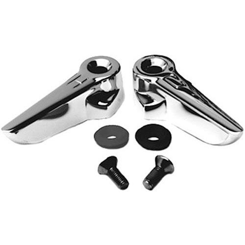 T&S Brass B-9K Lever Handle Kit W/hot & Cold Buttons, 2 Handles, 2 Screws