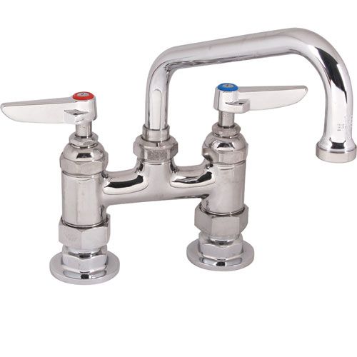 T&S Brass B0228M 4" Deck Faucet , 6"Spt,Leadfree