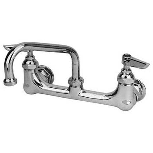 T&S Brass B0265 8" Wall Faucet 18"Dbl 