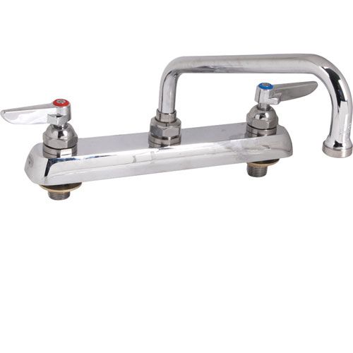T&S Brass B1121M 8" Deck Faucet, 8"Spt,Leadfree