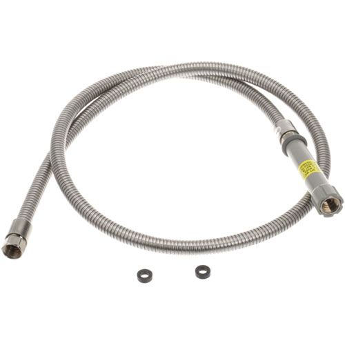 T&S Brass B68H 68" S/S Pre Rinse Flex Hose W/ Handle