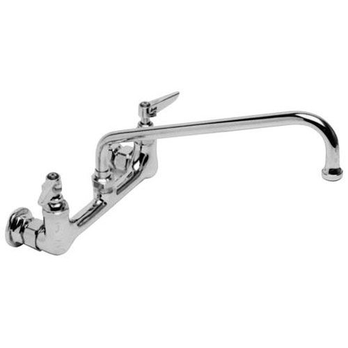 T&S Brass BK-0231 8" CTRS Wall Mount Heavy Duty Faucet W/ 12" Nozzle and Handle