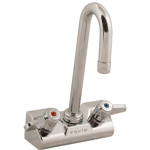 T&S Brass BK5F4WLX03 Faucet,4"Wall , 3"GSNK,Leadfree