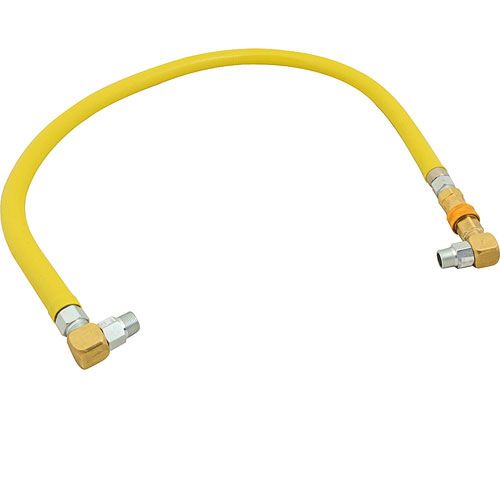 T&S Brass HG4C48S Gas Hose Flexctd 1/2 X 48 W/90 (3 3/ 4 O.D