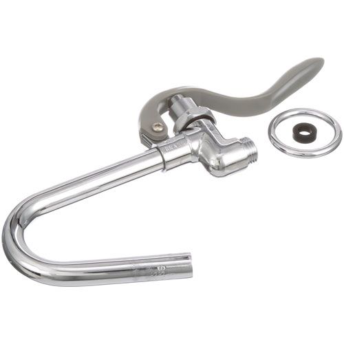 T&S Brass TS2851-40 3/8" Pot Filler Valve W/ U-Shaped Hook Nozzle