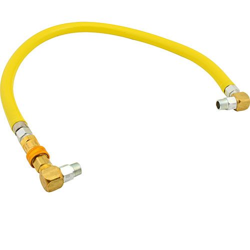 T&S Brass TSHG-4D-48S Gas Hose Flex Ctd 3/4 X 48 W/90  (4 3/ 4 O.D )