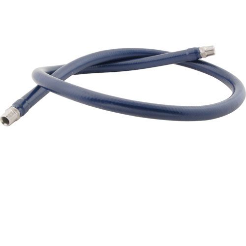 T&S Brass TSHW2C60 Water Hose 60"L,1/2"NPTM Thread 