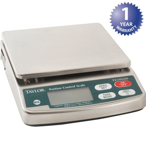 Taylor Thermometer TE10SSW Waterproof Digital Scale,10 LB