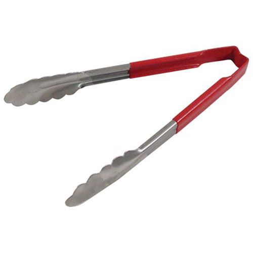 Tong Red/Ss 9.5 In Scallop Grip For Edlund - Part# Edl31011
