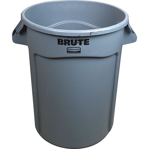 Trash Can-32gal Rnd Gray For Rubbermaid - Part# Fg263200gray
